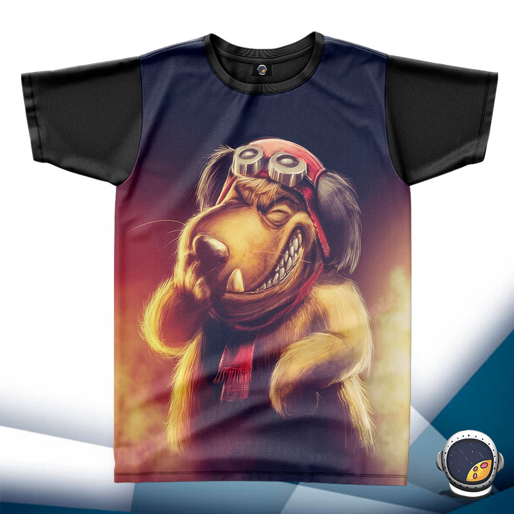 Camiseta Corrida Maluca Mutley Unissex Adulto Babylook Infantil