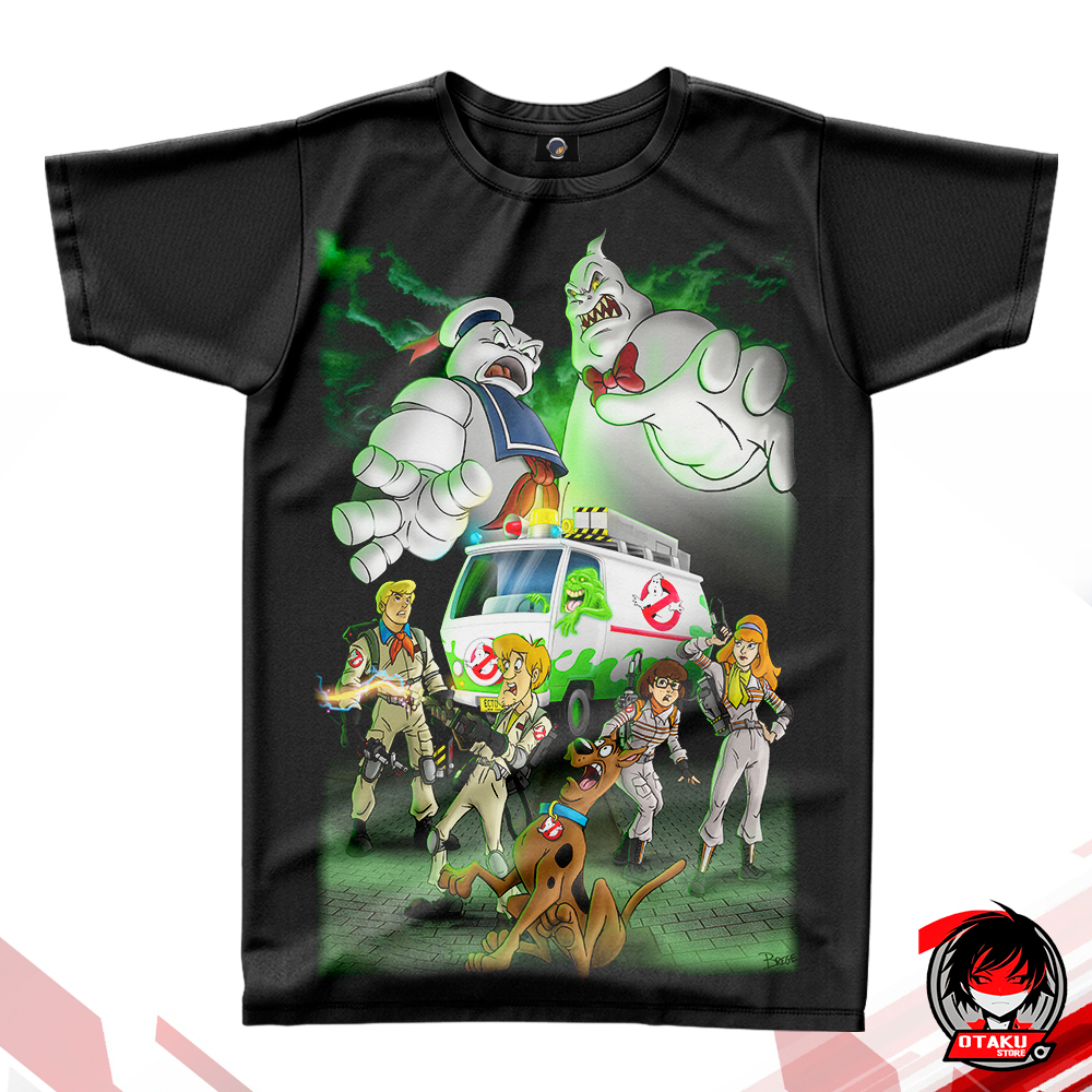 Camiseta Os Caça-Fantasmas Ghostbusters  Scooby Doo Adulto Infantil Unissex Feminina Babylook