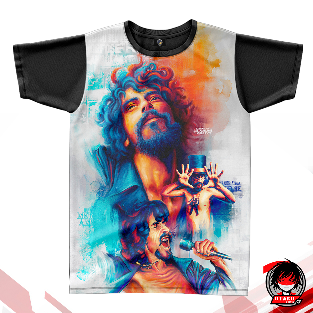 Camiseta Raul Seixas Metamorfose Ambulante Unissex Feminina Babylook Adulto Infantil