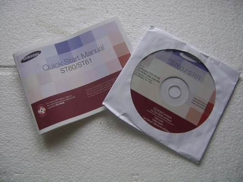Cd-rom Camera Fotografia St60st61 + Manual    A77-7