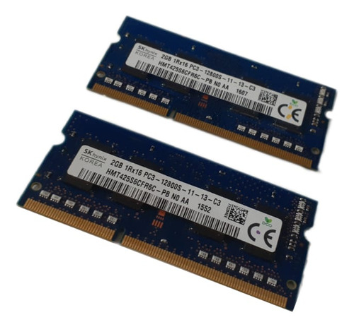 Kit 2 Memoria 2gb 1rx16 Ddr3 Hmt425s6cfr6c Skhynix A73-15