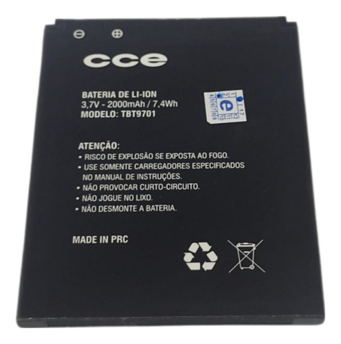 Bateria Cce Tbt9701 3,7v 2000mah 7,4wh Original N5-3