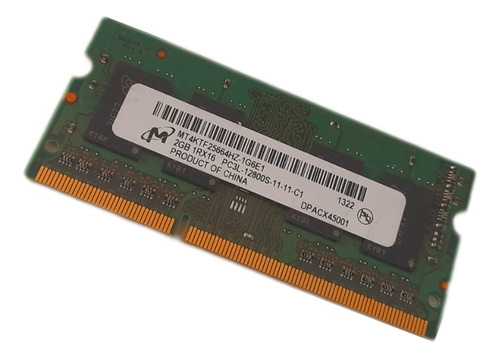 Memoria Ddr3 Mt4ktf25664hz-1g6e2 2gb 1rx16 A73-22