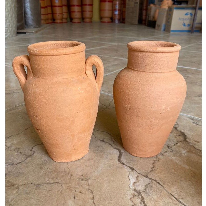 Quartinha de Barro N°2 18cm Com ou Sem Asa Assentamento Fundamento Umbanda Candomble
