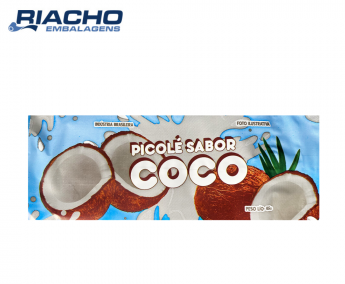 Saquinho Picolé Coco 200g Riacho Bopp em Oferta na Shopee