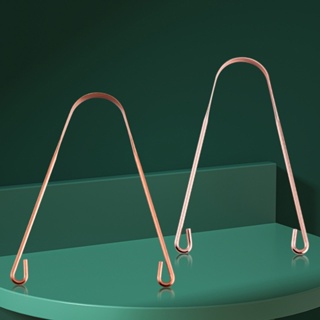 2 Kit Para Raspagem Lingual Higiene Saúde Bucal Raspador Língua 100% Cobre Puro Higienizador em Oferta na Shopee