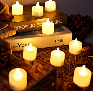 10 Kit Lindas Velas Decorativas De Led EletrôNicas Amarelas Para Festa