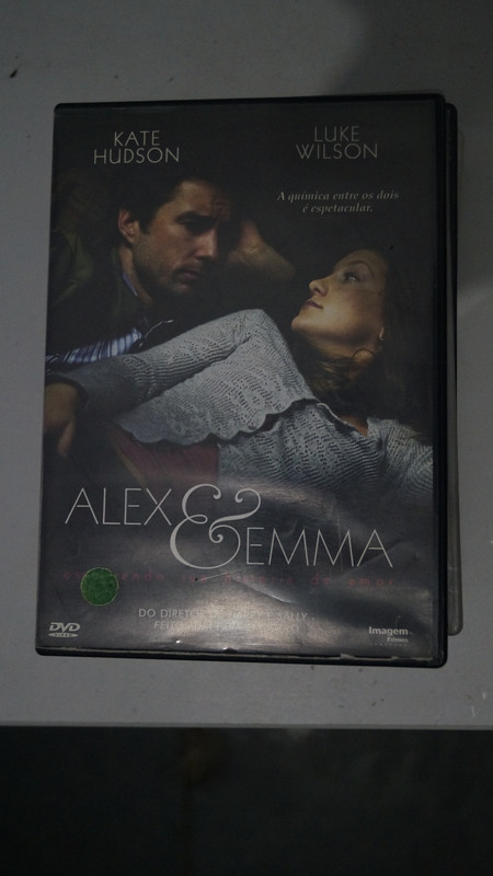 DVD Filme Alex & Emma: Escrevendo Sua História de Amor 2003