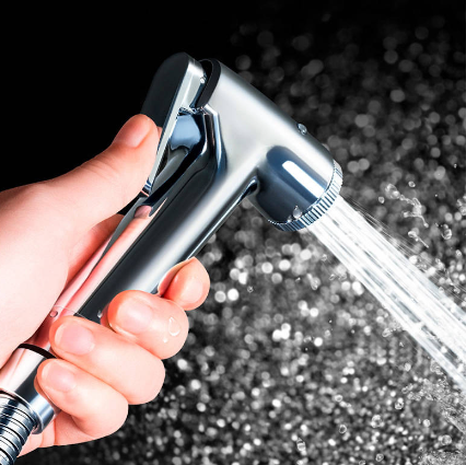 Ducha Higiênica Para Banheiro Completa Luxo  Inox  1,2m Chuveirinho Privada