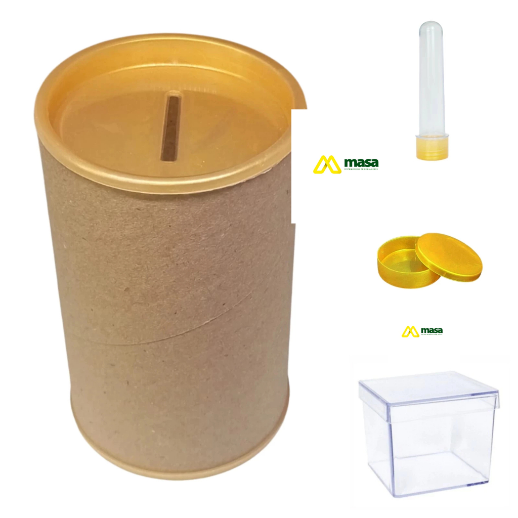 Kit Festa completa- 10 Cofrinhos + 10 Tubete 13 + 10 Caixinhas 4x4 + 10 Latinhas- Lembrancinhas luxo em Oferta na Shopee