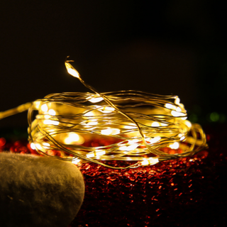 2 Unidades Fio Fada 2 Metro CordãO Luz Decolar Festas Leds Pilha Luzes De Led Para Cabana Bubble Led Novo em Oferta na Shopee