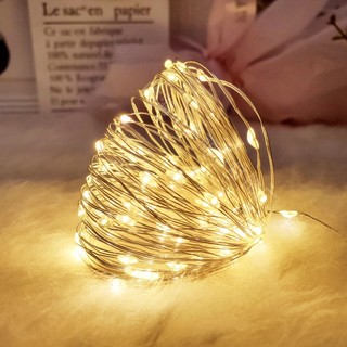 5 Kit Fio Luzes De Fada Led 2 Metros Para Festa Em Casa De Casamento DecoraçãO De Natal