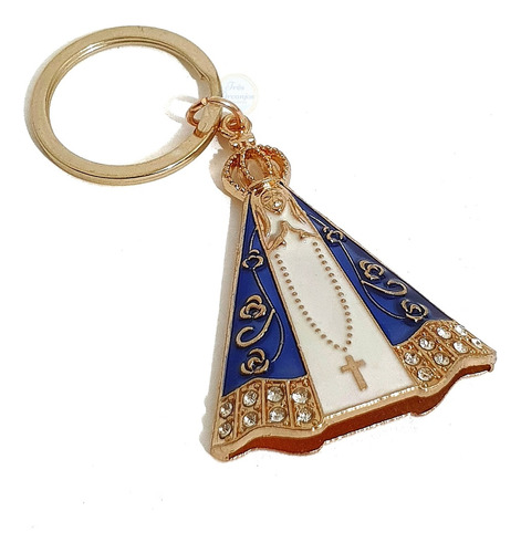 Chaveiro Imagem Nossa Senhora Aparecida Para Chave Abençoada