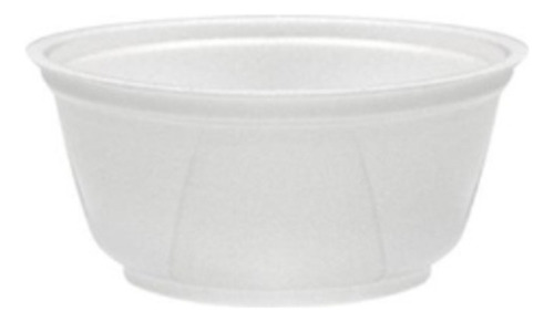 100un Pote Térmico 300ml Cumbuca De Isopor Caldos Sopas Açai