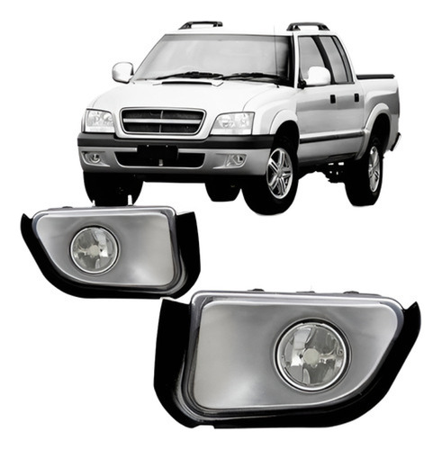 Par Farol Milha Auxiliar S10 Pit-bull 2001 A 2011