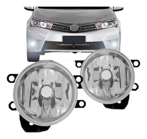 Par Farol de Milha Auxiliar Corolla 2014 2015 2016 2017