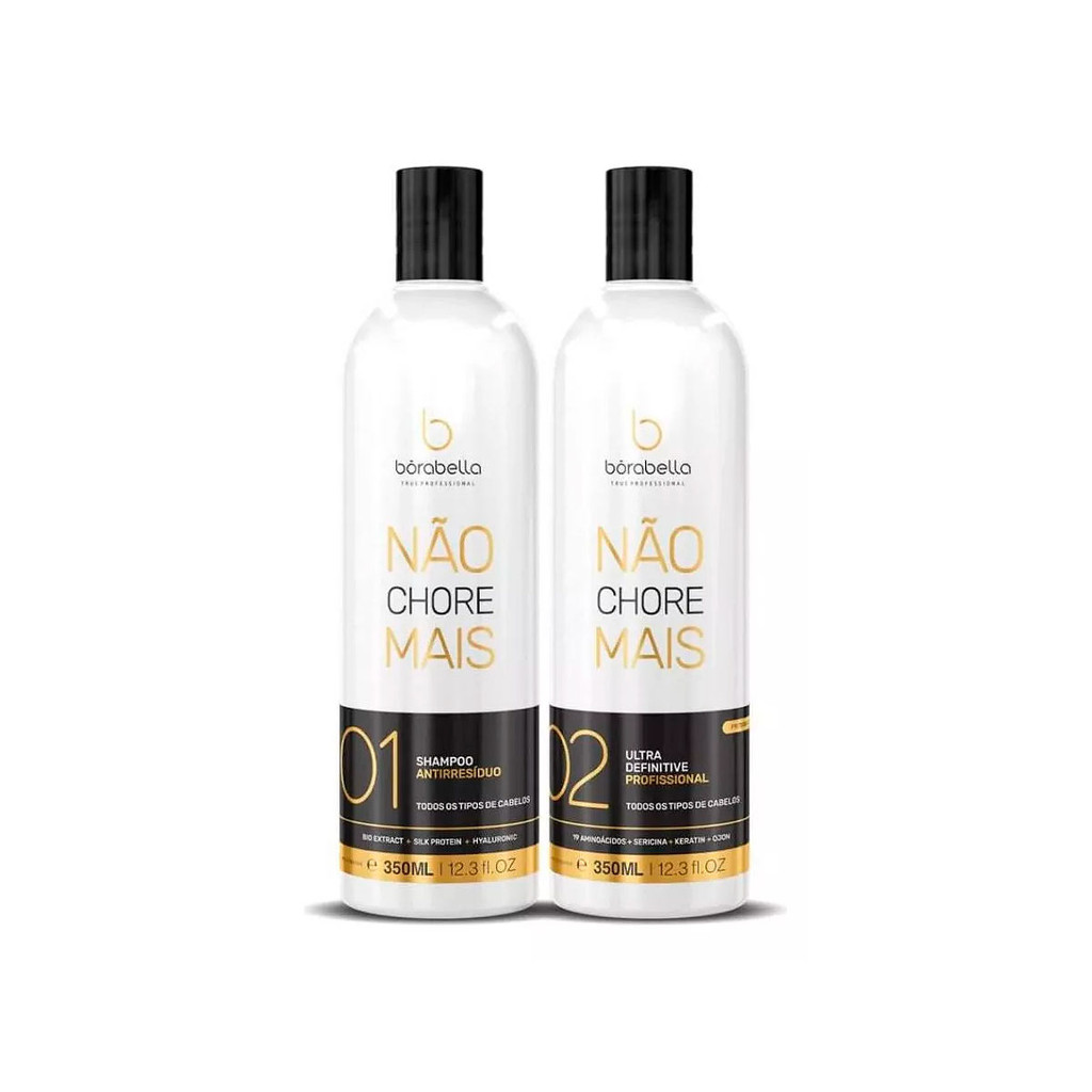 Kit Progressiva Não Chore Mais Borabella Original  Semformol 2x350ml