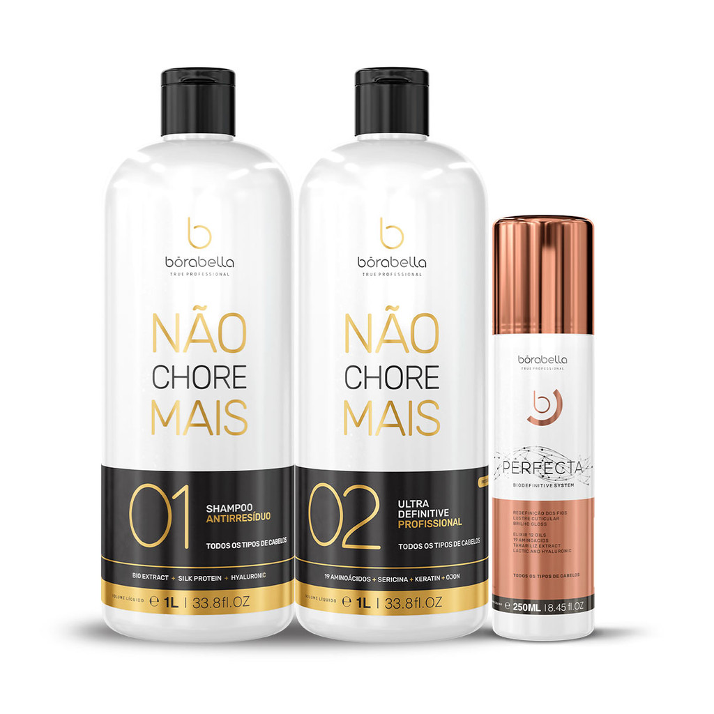 Borabella Original Não Chore Mais 2x1L + Progressiva Perfecta 250ml
