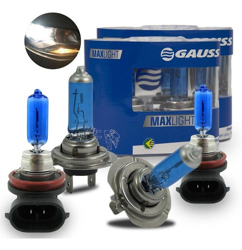 Kit Lâmpadas Super Branca Farol Baixo E Alto Volvo V40
