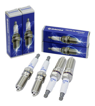 Kit 4 Velas Ford Fiesta 1.0 8v Zetec Rocam 99 A 06 Gasolina em Oferta na Shopee