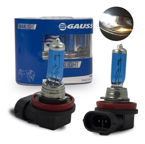 Lâmpadas Super Branca Farol Milha Ford Fusion 2014/2016 H11 em Oferta na Shopee