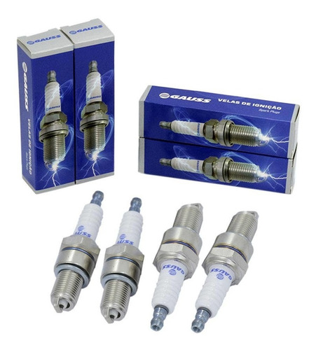 Kit Jogo 4 Velas Volkswagen Kombi 1.6 Desde 92 Gasolina em Oferta na Shopee