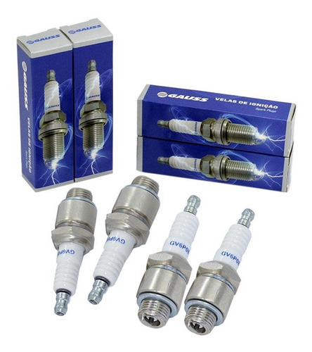 Kit Jogo 4 Velas Chevrolet C-10,14,15 6 Cil. 261 Gasolina