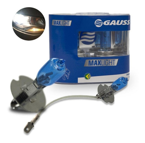 Lâmpada Super Branca Farol Milha Corsa 2002/2012 H3 - Spare Parts and Accessories for Vehicles
