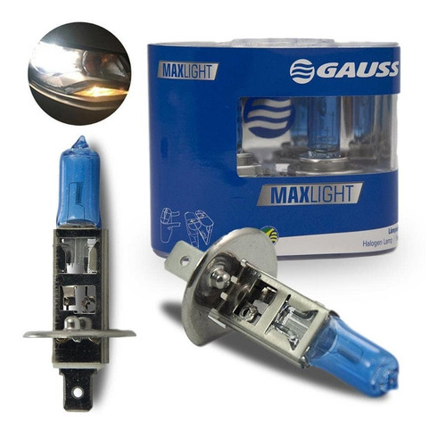 Lâmpadas Super Branca Farol Milha Fiat Siena G2 2001/2007 H1