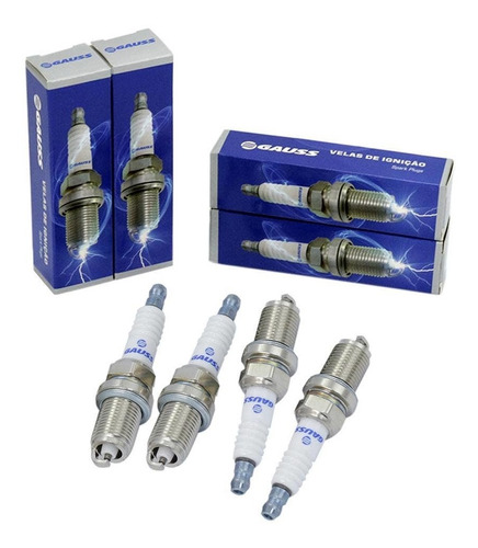 Kit Jogo 4 Velas Fiat Punto 1.6 8v / 90 Cabrio 95 Gasolina
