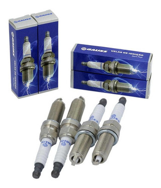 Kit 4 Velas Renault Kangoo 1.0 16v / Hi-flex Desde 2005 Flex em Oferta na Shopee
