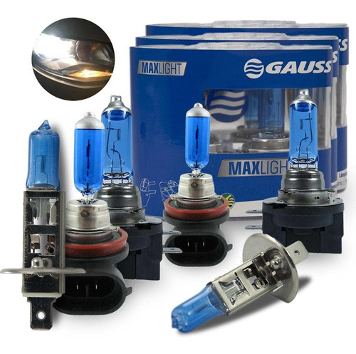 Kit Lâmpada Super Branca New Fiesta Mexicano Farol E Milha
