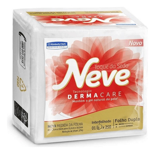 Lenço De Papel Neve Higiênico Cai Cai F.dupla C1.000