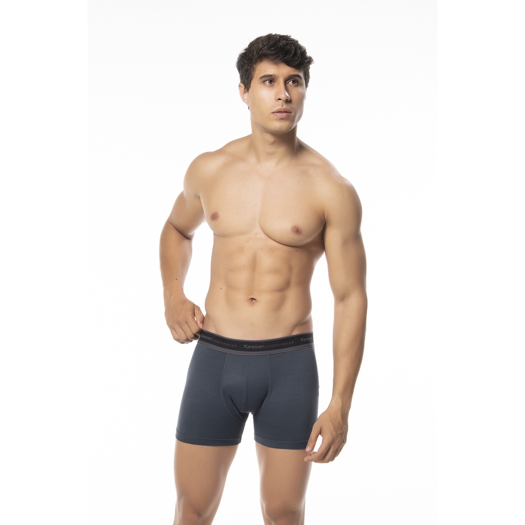 Cueca Boxer G e GG Adulto Masculino Poliamida Microfibra Soft Confortável Exclusiva Cueca Box Masculina Keeper
