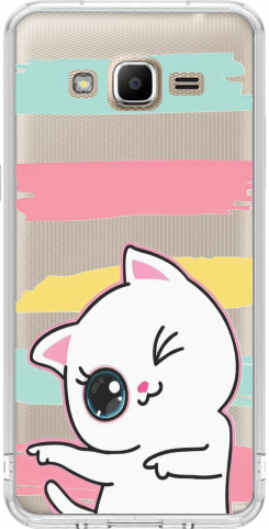 Capa de Celular Capinha Samsung J2 Prime Personalizada - Gatinha ML