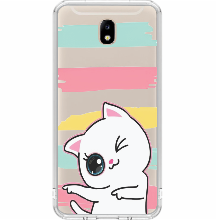 Capa de Celular Capinha Samsung J7 Pro Personalizada - Gatinha ML