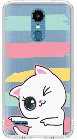 Capa de Celular Capinha LG K9 / K8 2018   Personalizada - Gatinha ML