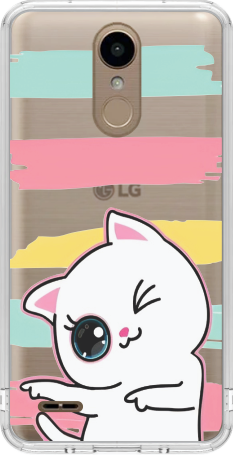 Capa de Celular Capinha LG K10 2017   Personalizada - Gatinha ML