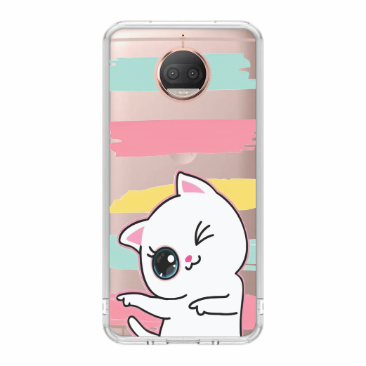 Capa de Celular Capinha Moto G5s Plus Personalizada - Gatinha ML