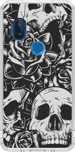 Capa de Celular Capinha Moto One Hyper Personalizada - Caveira 5
