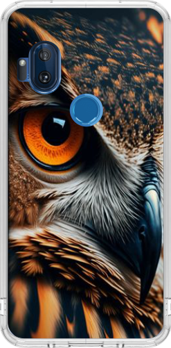 Capa de Celular Capinha Moto One Hyper Personalizada - Coruja