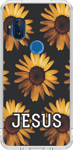 Capa de Celular Capinha Moto One Hyper Personalizada - Girassois Jesus