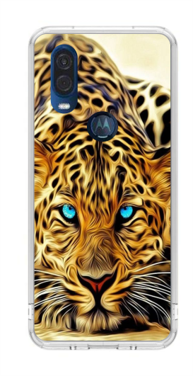 Capa de Celular Capinha Moto One Vision Personalizada - Onça