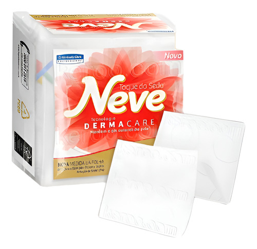 Lenço De Papel Neve Higiênico Cai Cai Folha Dupla C5.000