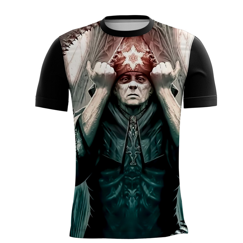 Camiseta Personalizada Aleister Crowley Ocultismo Místico 2_x000D_