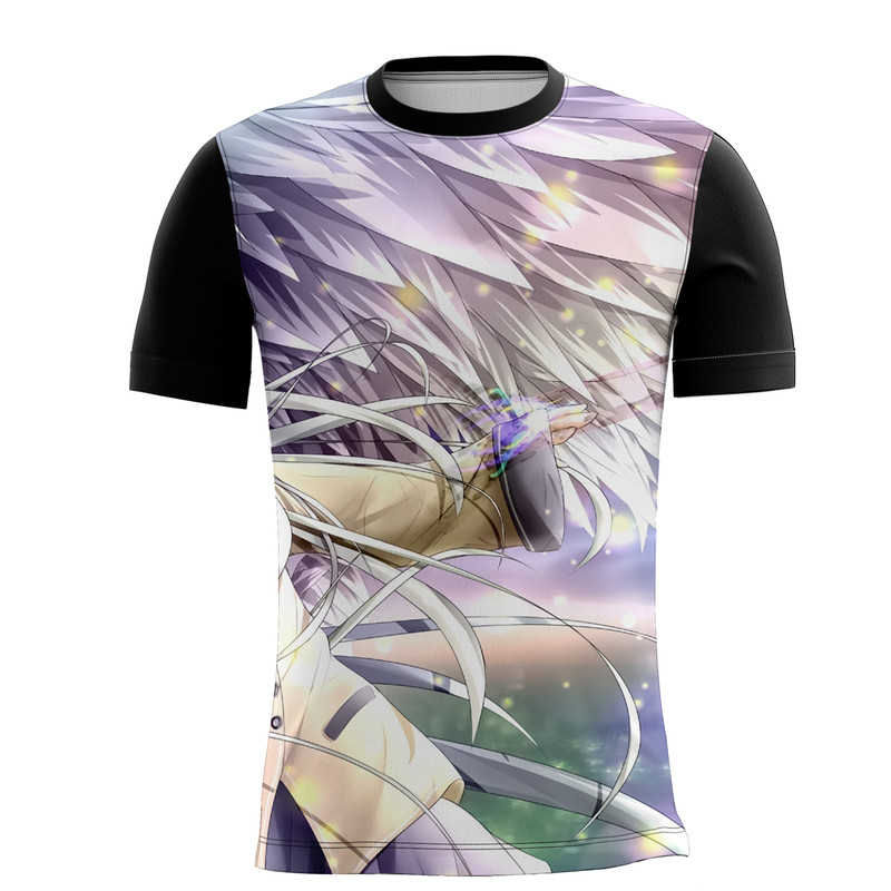 Camiseta Angel Beats Anime Triste História Musical 13_x000D_