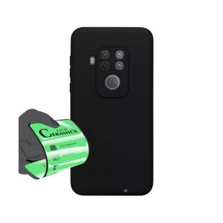 Capa Capinha Aveludada P/ Motorola Moto One Zoom + Película De Cerâmica em Oferta na Shopee