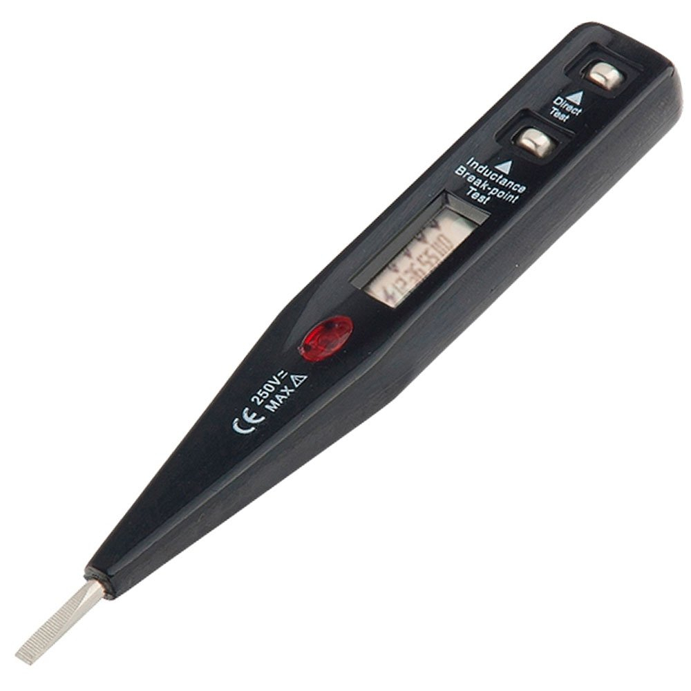 CHAVE MULTITESTE DIGITAL 12-220V DISPLAY LCD COM LAMPADA - SPARTA