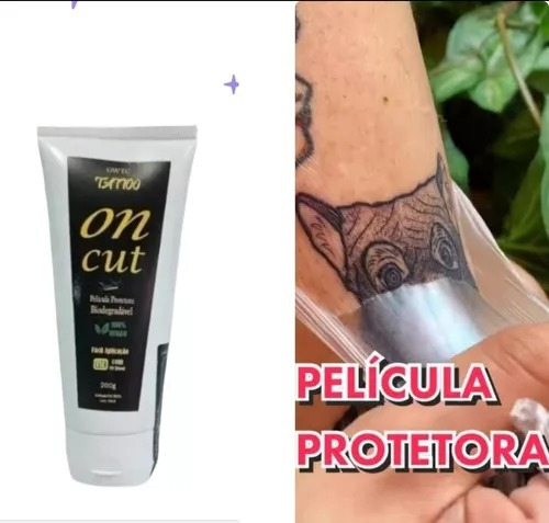 Tattoo Plastico Filme Gel 200g  E Finalizador Tattoo 30g