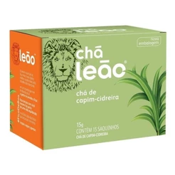 Chá Leão Capim-Cidreira 15 Sachês (15g) Ervas Básicas